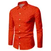 Camisa de Manga Longa Casual Masculina Solta Respirável Série Halloween 3D Impressa com Moldura de Caveira Europeia e Americana Transfronteiriça