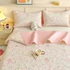 Conjunto de Capa de Cama de Algodão Lavado Modelo Novo 2026, Conjunto de Três Peças Acolchoado Tatami de Grau A para Maternidade e Bebê, Adequado para Todas as Estações