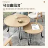Mesa de Centro Pequeña, Sala de Estar, Sofá del Hogar, Mesa Auxiliar, Mesa de Esquina, Mesa Redonda Nórdica de Lujo Ligero, Mesa de Té para Balcón, Mesa de Café para Cama de Dormitorio
