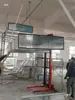 Tubería de bomberos, tubería de ventilación de ascensor, instalación, máquina elevadora, plataforma elevadora eléctrica, se pueden añadir seis ruedas, control remoto de 220v