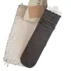 Calcetines de encaje estilo japonés para mujer, colección de otoño, color liso, longitud hasta la mitad de la pantorrilla, estilo vintage, al por mayor, simples y versátiles, calcetines holgados para mujer, algodón