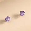 Novos brincos coloridos de strass ultra-fada, deslumbrantemente bonitos e sofisticados, brincos de aço titânio com zircônia brilhante, joias femininas por atacado