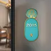 Letrero Luminoso Personalizado para Puerta, Letrero de Número de Habitación de Hotel, Letrero Electrónico para Puerta, Letrero de Acrílico para Puerta de Bed & Breakfast KTV