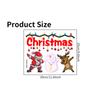 Shangyi SPW-S0423 Decoración de baño de muñeco de nieve navideño pegatinas de pared autoadhesivas de PVC para baño compras directas transfronterizas pegatinas de inodoro