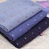 Amor Tartán Lavado Jacquard Tela de Mezclilla Tela para Ropa Chaqueta de Gama Alta Jeans Bolsas Fabricante Venta al por Mayor