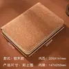 Bolsa con Cremallera de Grano de Corcho Cuaderno Multifuncional Oficina de Negocios Bloc de Notas Maestro Regalo de Vacaciones Corporativo Diario