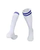 Meias de Futebol com Base de Toalha Espessa, Longas Respiráveis, Absorventes de Umidade, Antiderrapantes Esportivas, Meias de Futebol Infantil Listradas Acima do Joelho