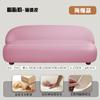 Sofá doble estilo francés crema para apartamento pequeño, dormitorio, salón de belleza, recepción, internet, popular.