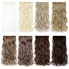 Peluca Transfronteriza Fabricante Mayorista Clip de Una Pieza Extensiones de Cabello Largo Rizado de Cinco Clips Piezas de Peluca de Comercio Exterior Europeo y Americano
