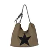 Nova bolsa de ombro versátil, simples e estilosa, de grande capacidade, bolsa de axila em estilo casual para trabalho, deslocamento, viagens de negócios e viagens