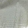 Tela de encaje a cuadros con rayas doradas del fabricante, Tela de encaje hueca transparente para faldas y camisas