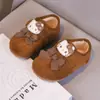 Zapatos Birkenstock con Forro de Felpa para Niñas 2025 Otoño/Invierno Nuevo Estilo Zapatos de Suela Suave Antideslizantes de Dibujos Animados de Princesa Zapatos de Algodón Cálidos Casuales para Niños