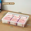 Caja de Almacenamiento de Efectivo para Billetes, Monedas Conmemorativas y Cambio Pequeño; Caja de Plástico para Caja Registradora
