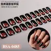 Zhengxiang Halloween Transfronterizo Pegatinas de Gel para Uñas Sin Hornear OEM Resplandecientes en la Oscuridad Muertos Vivientes Oscuros Pegatinas para Uñas de Halloween Sin UV