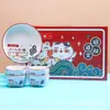 Chongshang Atrae Riqueza y Tesoro Gato Juego de Vajilla Creativo Hogar Cerámica Tazones, Platos y Cucharas Tienda de Negocios Evento de Celebración Regalos Promoción Venta al por Mayor