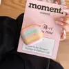 Estojo Protetor de Fone de Ouvido Listrado Arco-Íris Rosa e Amarelo para AirPods 4ª Geração Adequado para Fones de Ouvido Apple AirPods Pro2