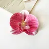Orquídea Phalaenopsis Flor Artificial Phalaenopsis Cabeza de Flor Grande 9cm Cabeza de Flor Phalaenopsis Recuerdos para Bodas y Fiestas Decoración DIY Regalo