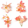 Orquídea Ramo Pequeño Flor Artificial Hecha a Mano Antigua Producción DIY Flor de Muñeca Accesorios para Peinado Material Decoración de Flores