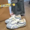 Zapatos de Entrenamiento Alemanes de Encaje Estilo Ballet para Mujer, Zapatos Deportivos Casuales de Malla Fina Transpirables de Suela Suave para Verano, Zapatos de Forrest Gump