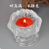 Base de Lâmpada de Manteiga Esmaltada Lâmpada de Buda Colorida Castiçal Frontal de Buda Doméstico Lótus Sagrado Lótus de Cristal Changming Enfeites de Lâmpada