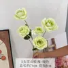 5 Rosas de Montanha de Neve Artificiais para Decoração de Salão de Casamento, Materiais DIY para Mesinha de Cabeceira do Quarto de Casamento, Arranjo de Casamento