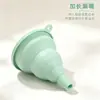 Funil de Silicone Pequeno Divertido Boca Pequena Dobrável Vazamento de Óleo Vazamento de Vinho Mini Dosador de Óleo Fácil de Limpar Funil Líquido para Temperos