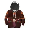 2023 Exportación Nueva Estrella de la Guerra Guerrero Negro cosplay el ManDalorian Sudadera para Niños Impresa en 3D