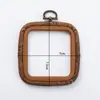 Nuevo bordado vintage de 21 cm de imitación de madera, elástico, para manualidades, bordado hecho a mano, punto de cruz, herramienta auxiliar para decoración del hogar, pintura colgante