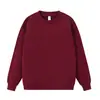 Sudadera de Color Sólido de Moda con Cuello Redondo y Estampado de Logo de 380g, Camisa Cultural para Reunión Anual de Grupo, Camisa Publicitaria, Chaqueta de Manga Larga Personalizada