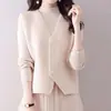 Colete de Tricô com Decote V Estilo Nacional Novo Chinês para Mulheres, Suéter Sem Mangas Novo para Início de Primavera para Usar em Camadas
