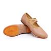 Parte superior de couro com sapatos de prática de salto sapatos de balé de couro genuíno sapatos de dança de fundo macio sapatos de dança chinesa dança do ventre sapatos de desempenho