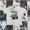 25Fw Erd Melancólico Rico Segunda Generación Nicho Marca de Moda Verano Americano Algodón Puro Holgado Camiseta de Manga Corta para Hombre Pareja