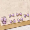 Acessórios de Nail Art Laço Estilo Chanel Tendência Laços Pequenos Decorações de Unha de Resina Atacado
