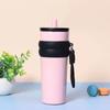 Vaso Gigante Aislado Acero Inoxidable 316 Vaso para Café Hielo Popote Vaso para Agua Portátil Gran Capacidad Regalo de Vacaciones