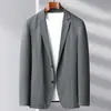 Abrigo Casual Delgado de Verano para Hombre Abrigo Simple Moda Protector Solar Traje Traje en Vivo para Hombre