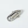 Fivela de Aço Inoxidável para Corrente Cubana Fivela de Jeans 14mm Fivela de Cabeça para Pulseira e Colar de Titânio Peças de Inserção Fivela de Conexão de Metal