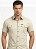 Comercio Exterior Transfronterizo 2026 Camisa de Manga Corta para Trabajo con Cuello de Solapa Verano Holgada de Gama Alta Ropa de Trabajo Europea y Americana Camisa Casual