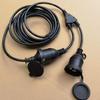 Fabricantes de cables de alimentación SAA envío personalizado enchufe australiano macho y hembra enchufe uno-dos cable de extensión en Y