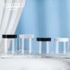 En stock, frasco transparente de 100 ml, 120 ml, 150 ml y 200 ml, frasco sellado para mascarilla y crema, botella de plástico PET.