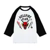 Série de TV Americana História Estranha 4 camiseta de algodão suéter cosplay Stranger Things camisa de manga curta transfronteiriça