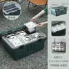 Caja Refrigeradora Aislada para Puestos, Refrigerador de Coche de Gran Capacidad, Caja para Mantener Fresco en Camping al Aire Libre, Caja para Pesca en el Mar, Caja Especial Compartimentada para Uso de Vendedores