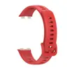 Adequado para Pulseira Huawei 10 Pulseira de Silicone Pulseira Huawei Band9 8 Cor Única Pulseira de Silicone Fivela de Unha Silicone