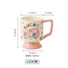 Caneca Cerâmica Desenho Animado, Copo de Água Casal Fofo, Caneca de Café da Manhã para Casa, Caneca de Café para Escritório, Caneca Criativa para Presente