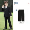 Novo terno de uniforme escolar preto para alunos do ensino fundamental, meninos e meninas, uniforme de classe estilo faculdade, beca de formatura, direto do fabricante