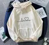 Sudadera con capucha y forro polar de nuevo estilo Otoño e Invierno 2026 Transfronteriza para Hombres y Mujeres, Parejas, Estudiantes, Atuendo Holgado de Dopamina