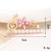 Novo diy celular caso acessórios carta de amor gema acessórios carta cheia de diamante buraco sapatos sapatos sapatos flor