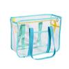 Bolsa de Playa Personalizada para Viajes de Verano, Bolsa de Natación Impermeable de Gran Capacidad, Bolsa Tote Transparente para Almacenamiento de Artículos de Aseo, Diseño Portátil