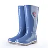 3531 Botas de Lluvia para Mujer 1613 de Caña Alta Zapatos de Lluvia Protectores de Trabajo Equipo de Protección Laboral Zapatos de Goma a Prueba de Tres Elementos Zapatos para el Agua Directo del Fabricante