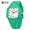 Reloj de Cuarzo Popular Oufani para Oriente Medio con Estilo Nautilus, Esfera Cuadrada Pequeña Luminosa, Reloj Deportivo Impermeable para Estudiantes