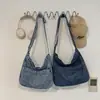 Transfronterizo 2026 Nuevo Estilo Coreano Versátil Bolso de Mezclilla Casual para Viajes Diarios Bolso de Hombro Gran Capacidad Bolso Cruzado para Estudiantes para Mujeres